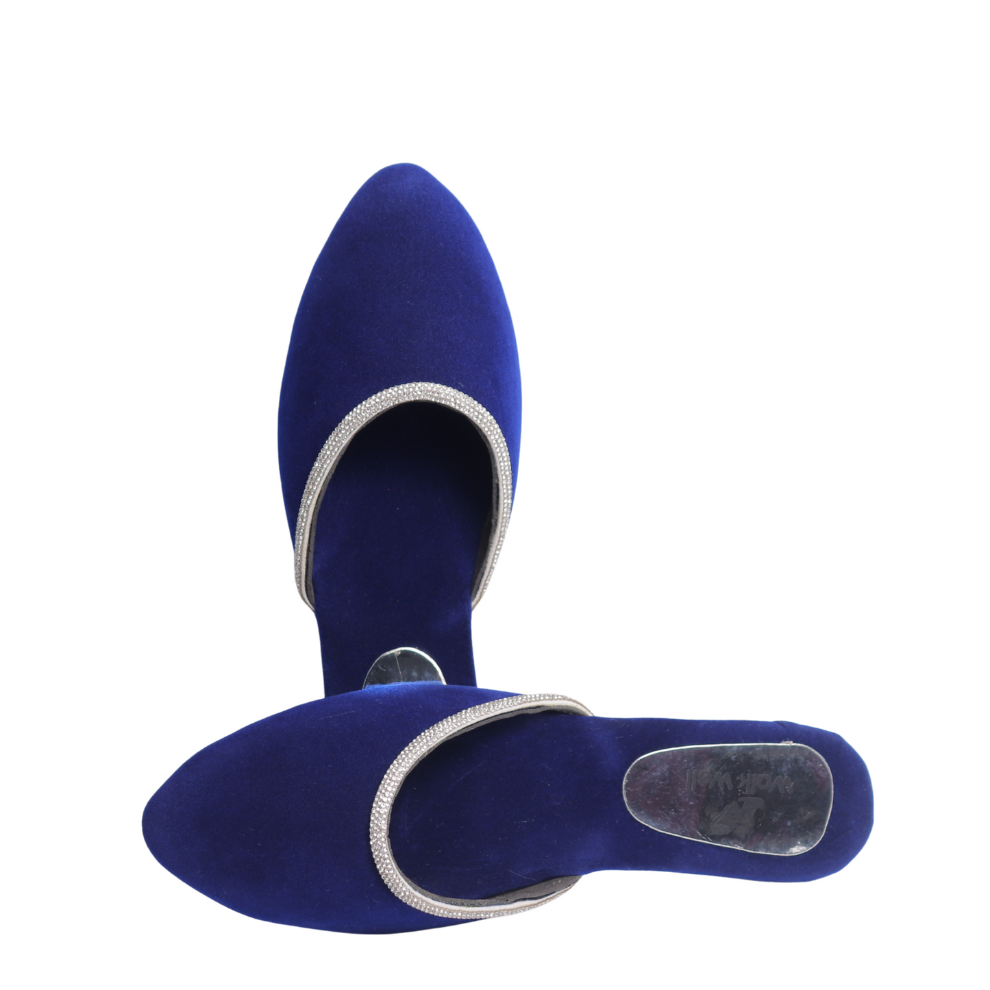 Velvet Cut Shoes β Black, Blue & Mehroon | Stylish & Comfortable Footwear Code #4476