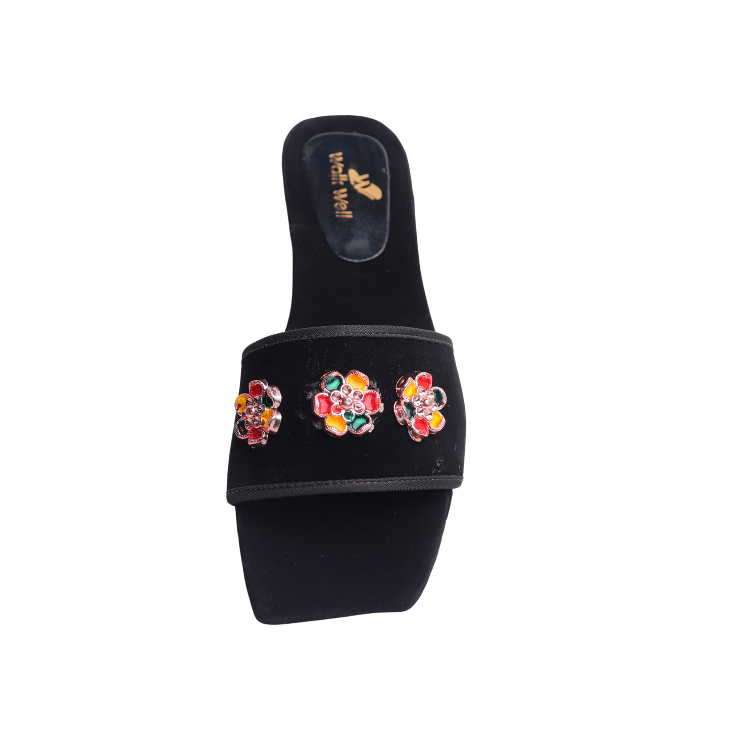 Black Velvet With 3 Premium Buckle – Code #3376